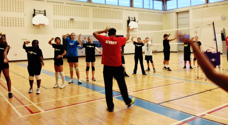Basic volleyball techniques for the beginners